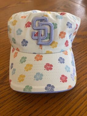 San Diego Padres Floral Logo Cap - Pastel Multi